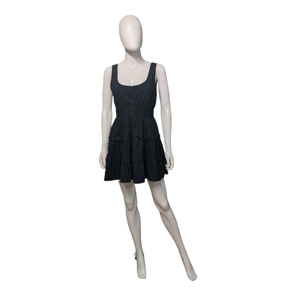 Urban Outfitters Smock Dress Navy M - Picture 1 of 11